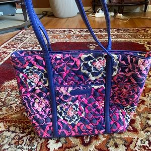 Blue and pink Vera Bradley bag